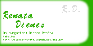 renata dienes business card